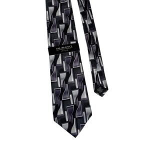 Murano Mens Silk Tie Quiet Luxury Old Money Formal Career Purple Black New